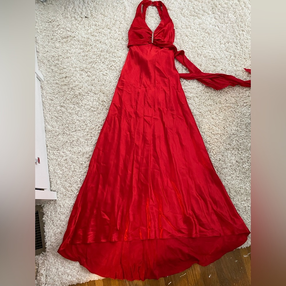 Red prom dress